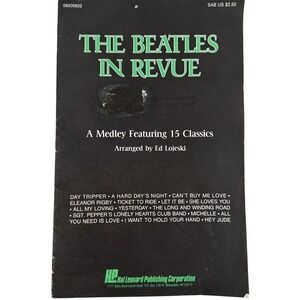 The Beatles in Revue Medley of 15 Classics Combo Parts Arranged by‎ Ed Lojeski